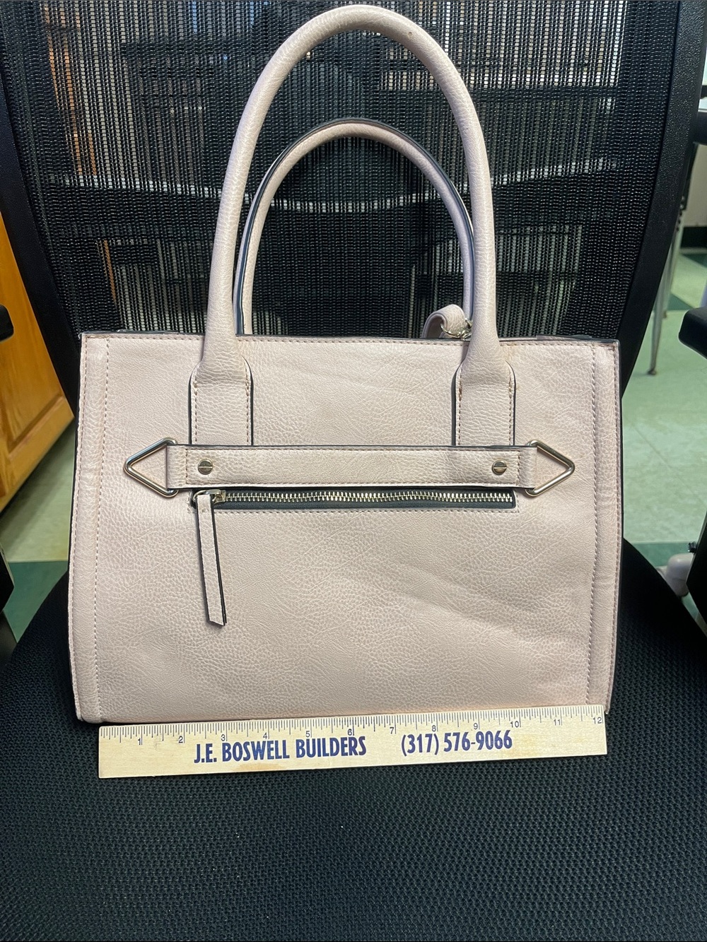 Mix No. 6 Blush Pink Structured Satchel